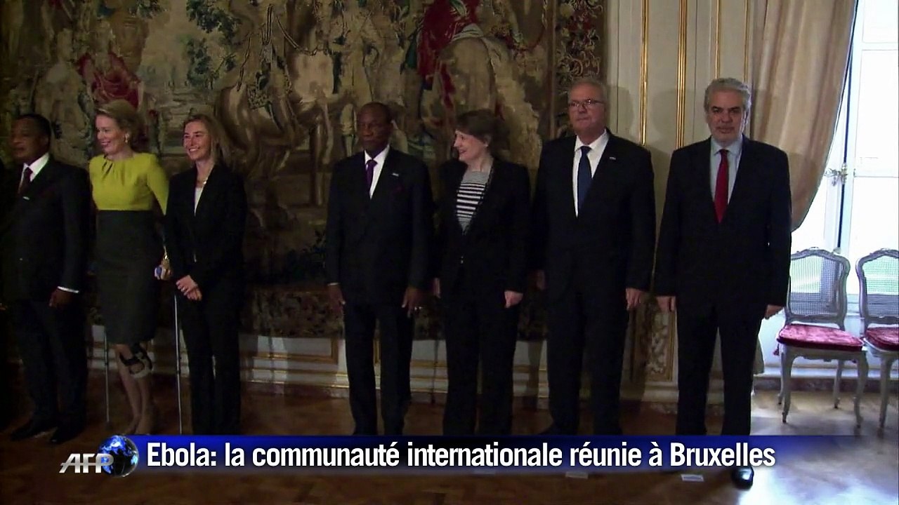Ebola: la communauté internationale serre les rangs à Bruxelles