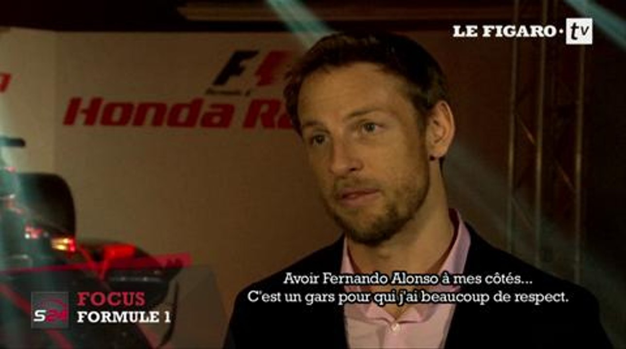 Jenson Button présente la nouvelle McLaren-Honda