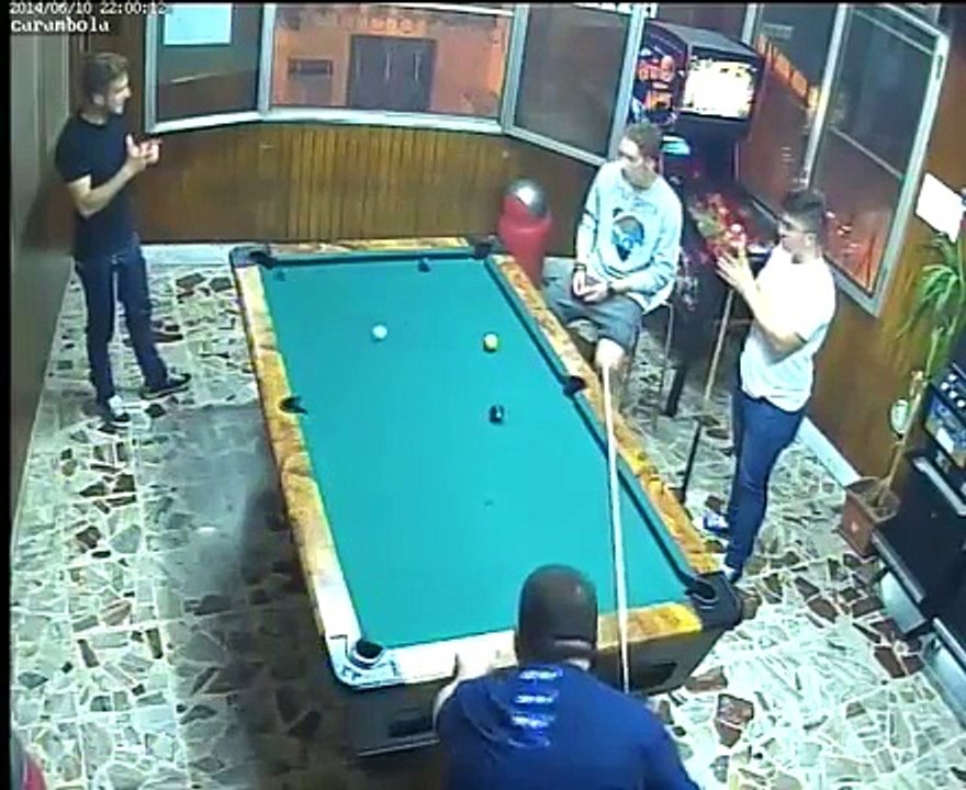 Joueur de billard le plus chanceux au monde !!