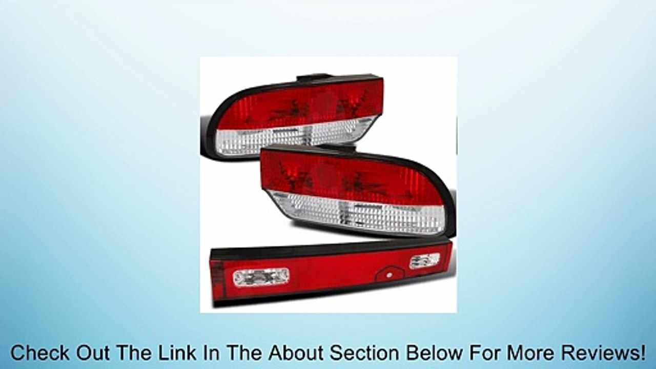 Nissan 240SX S13 Red Clear Tail Lights+Trunk Piece Review