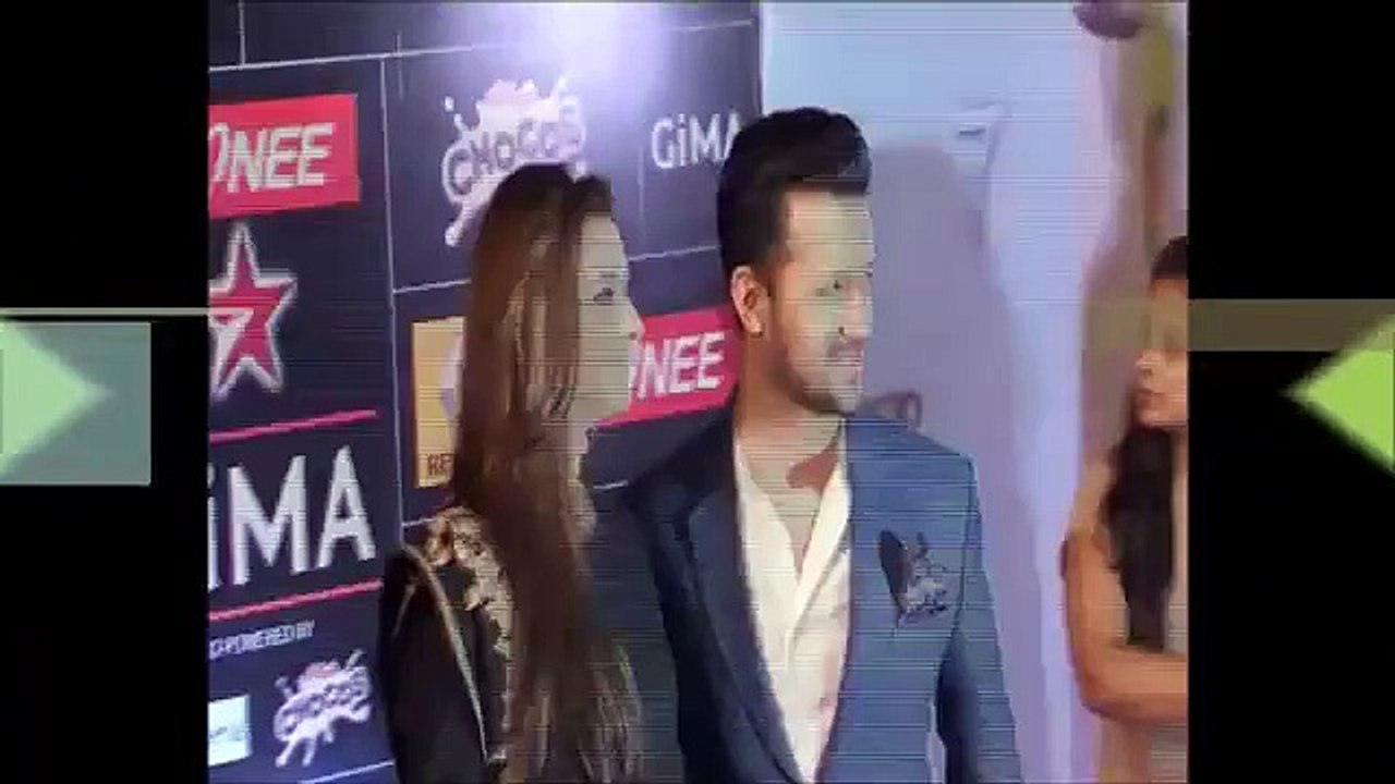 Atif Aslam & his Wife at Gima Red Carpet 2015