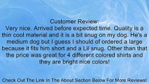 KingMas 4Pc Pet Dog Puppy Polo T-Shirt Clothes Outfit Apparel Coats Tops, Size:Medium Review