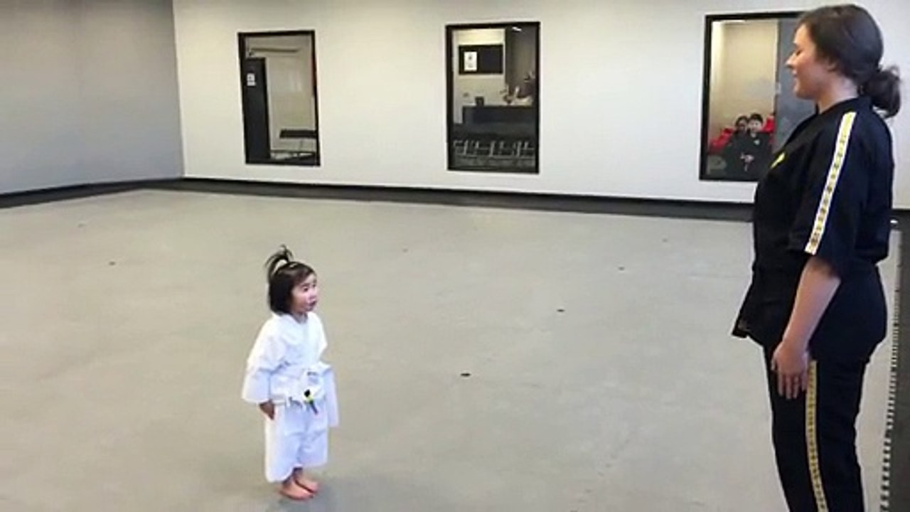 Dunya News - 3 Year Old White Belt Reciting the Student Creed