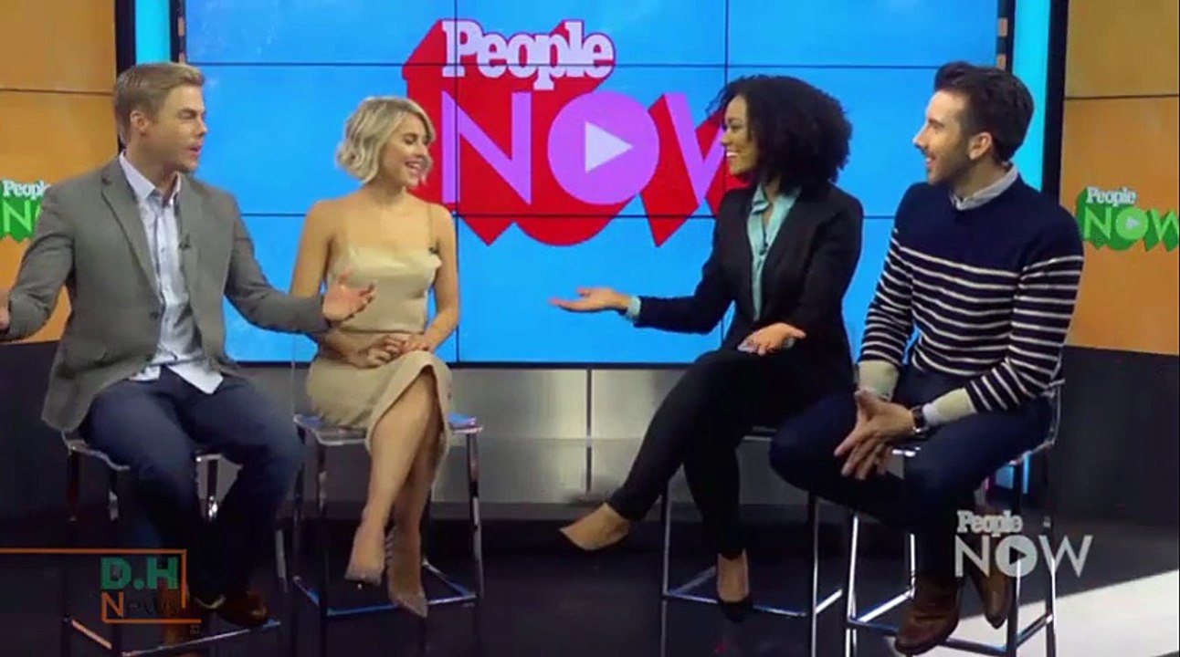Derek Hough & Julianne Hough at People NOW - March 3, 2015