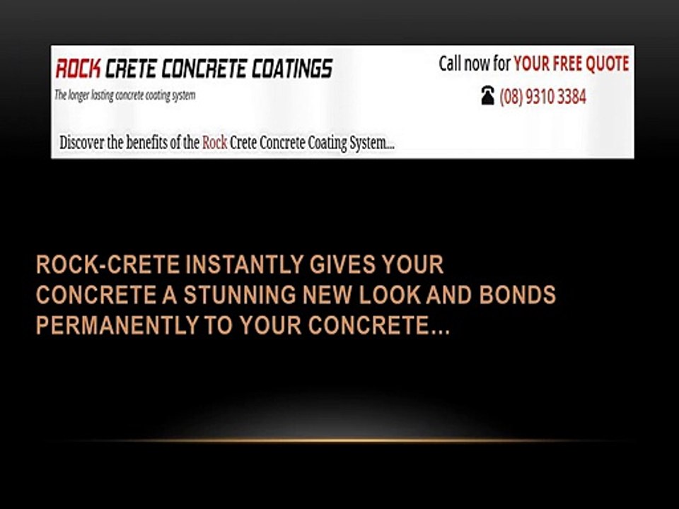 Epoxy Concrete Coatings
