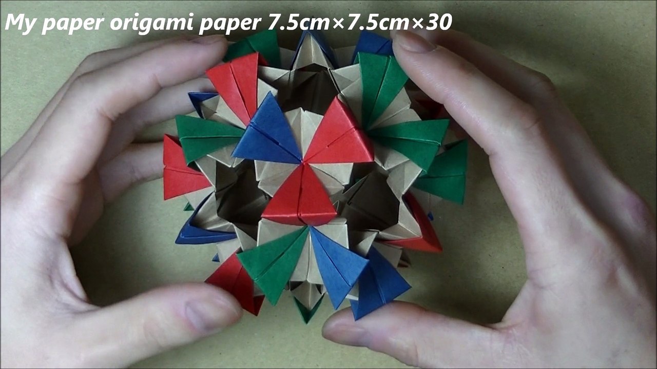 Modular Origami /  Sonobe 30units