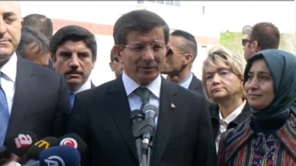 Davutoğlu: "Ümit Ederiz, Bu Acılardan Yeni Bir Barış Dünyası Kurarız"