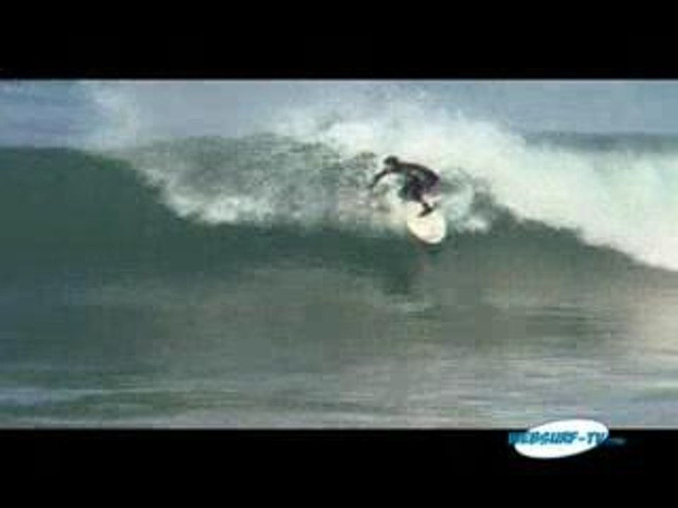 Winter surf session.
