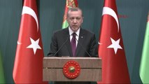 Erdoğan ve Berdimuhamedov Ortak Basın Toplantısı 3