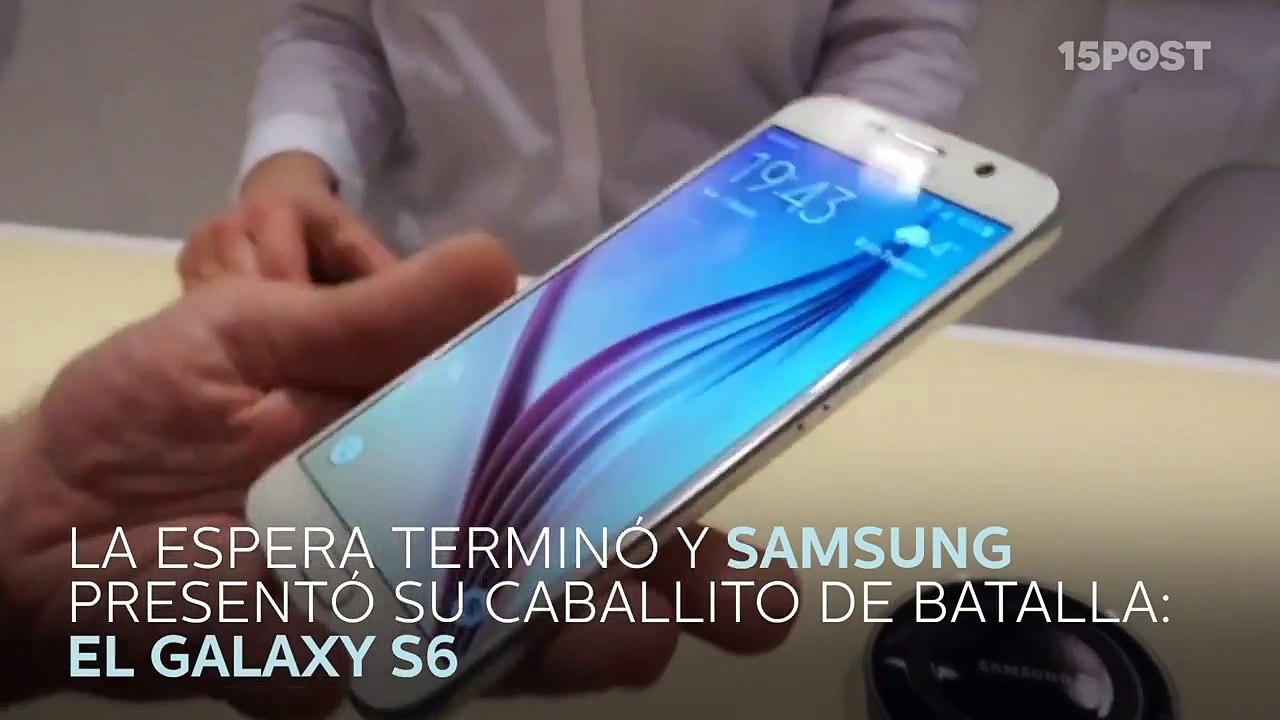 Samsung lanza Galaxy S6 y se defiende contra Apple