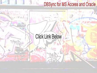 DBSync for MS Access and Oracle Crack (Download Now)
