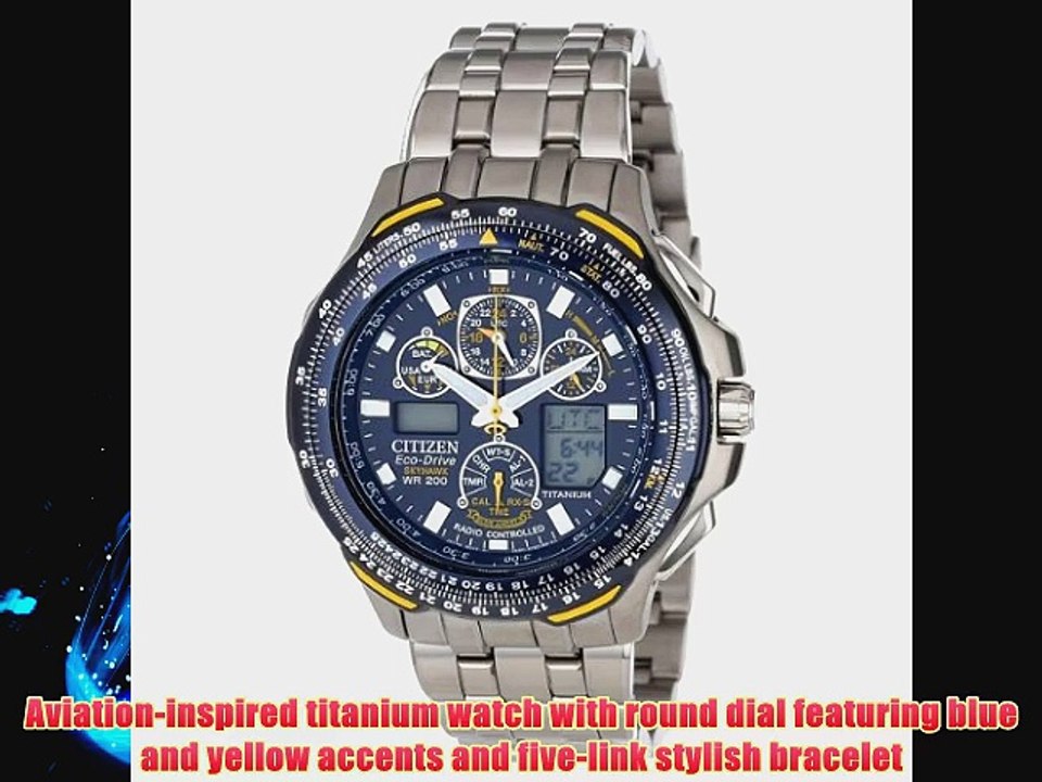 Citizen Men's JY0050-55L Blue Angels Skyhawk A-T Titanium Eco-Drive Watch