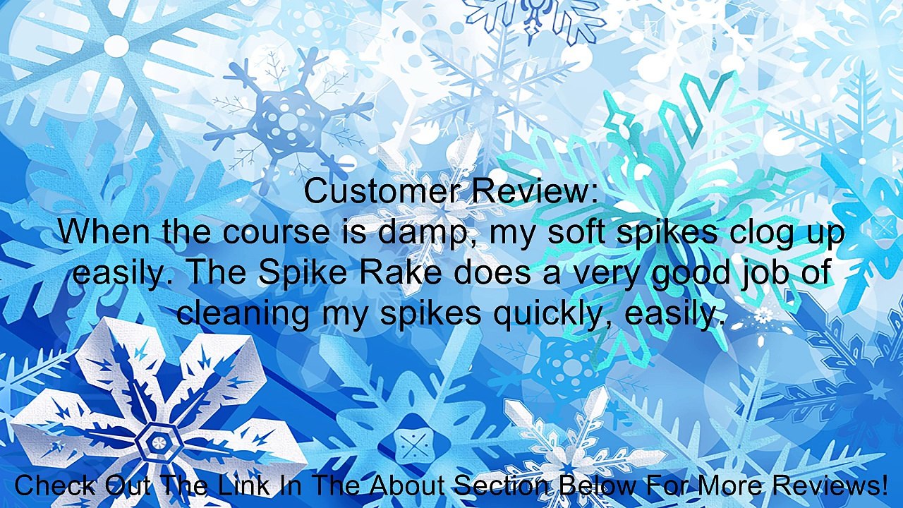 Spike Rake - Golf Cleat Cleaning Tool Review