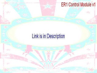ER1 Control Module v1.0 Keygen (Instant Download 2015)