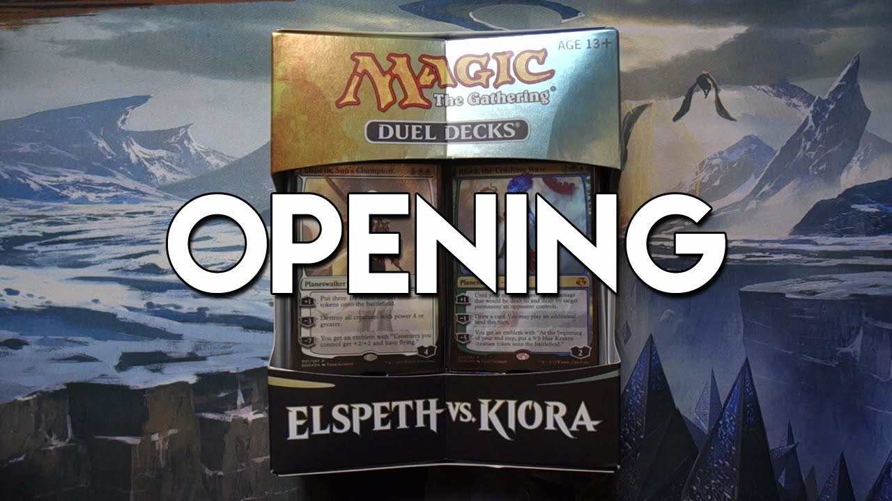 MTG Elspeth Vs Kiora :: Duel Decks Opening!