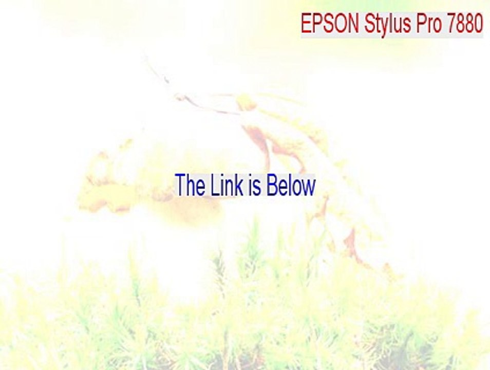 EPSON Stylus Pro 7880 Keygen [Download Now]