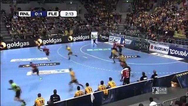 Le missile en pleine lucarne d'Uwe Gensheimer Vs Flensburg (handball)