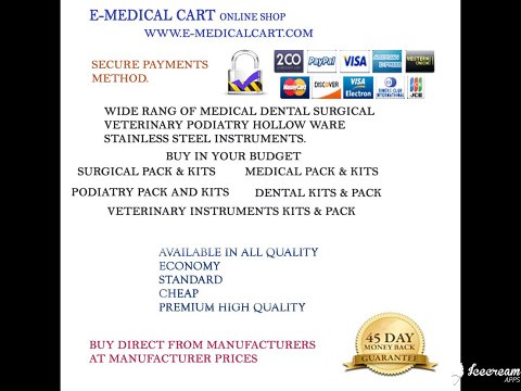 surgical dental medical instruments and kits