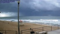 Timelapse Shows How Huntington Beach Quickly Became Winter Wonderland