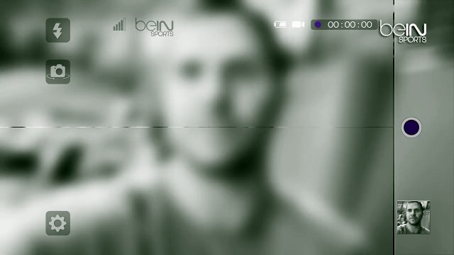 Le selfie de William Accambray pour les abonnés de beIN SPORTS