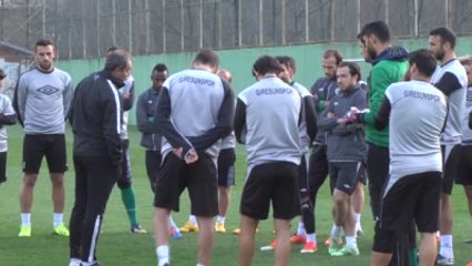 Giresunspor, Osmanlıspor Maçı Hazırlıklarına Başladı