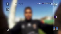 Le selfie de Jordan Amavi pour les abonnés de beIN SPORTS