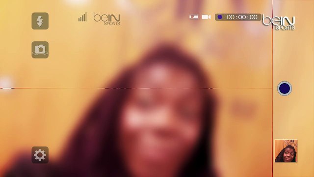 Le selfie de Gwladys Épangue pour les abonnés de beIN SPORTS