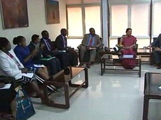 Kenya delegation meets Gujarat CM Anandiben Patel in Gandhinagar