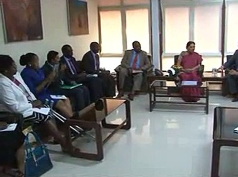 Kenya delegation meets Gujarat CM Anandiben Patel in Gandhinagar