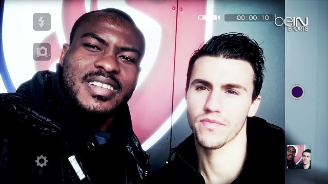 Le selfie de Vincent Enyeama et Sébastien Corchia pour les abonnés de beIN SPORTS