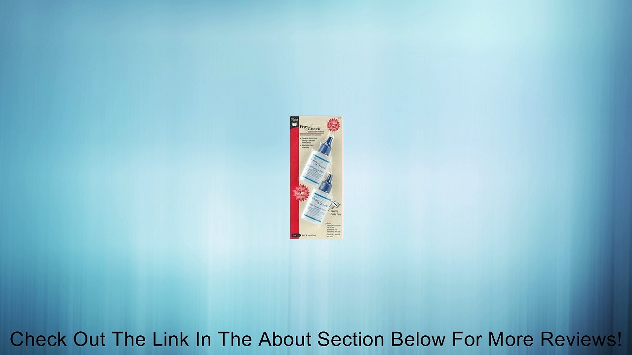 Bulk Buy: Dritz Fray Check .75 Ounce 2/Pkg 1674 (3-Pack) Review