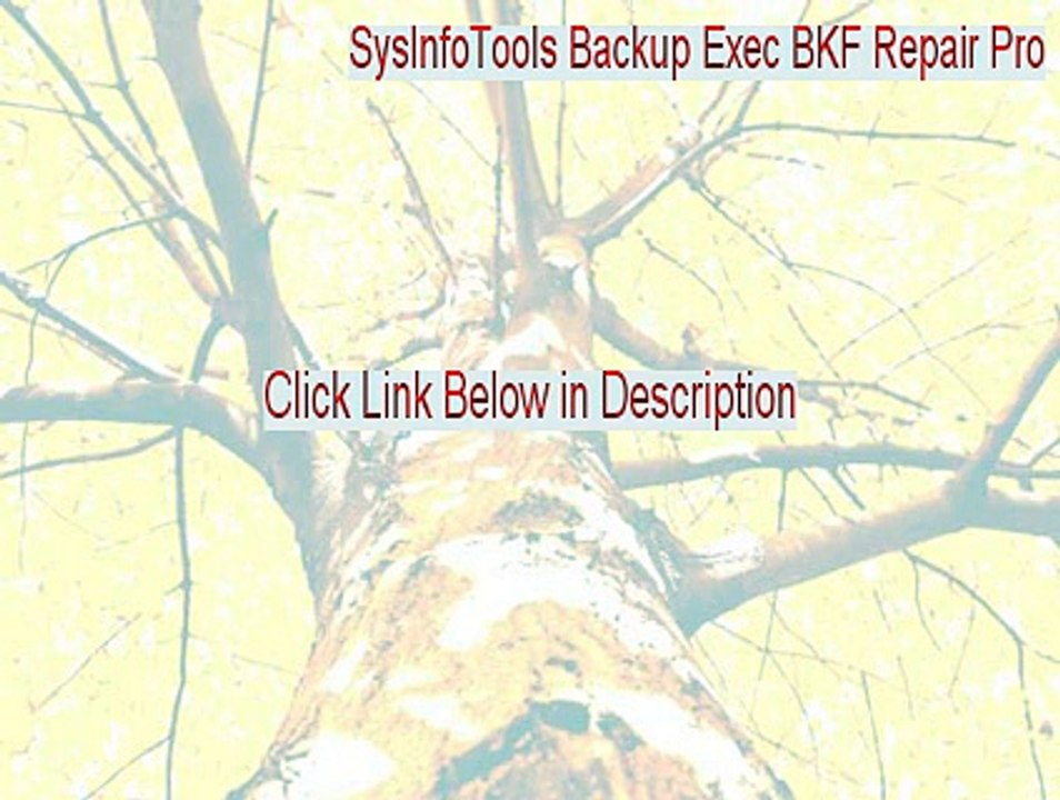 SysInfoTools Backup Exec BKF Repair Pro Key Gen - SysInfoTools Backup Exec BKF Repair Prosysinfotools backup exec bkf repair pro [2015]