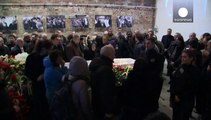 Moscow funeral: 