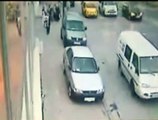 Car Accident Sends Man Soaring