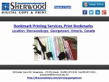Bookmark Printing Services at Sherwood Copy – Georgetown Location