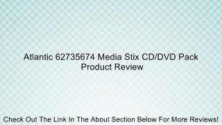 Atlantic 62735674 Media Stix CD/DVD Pack Review