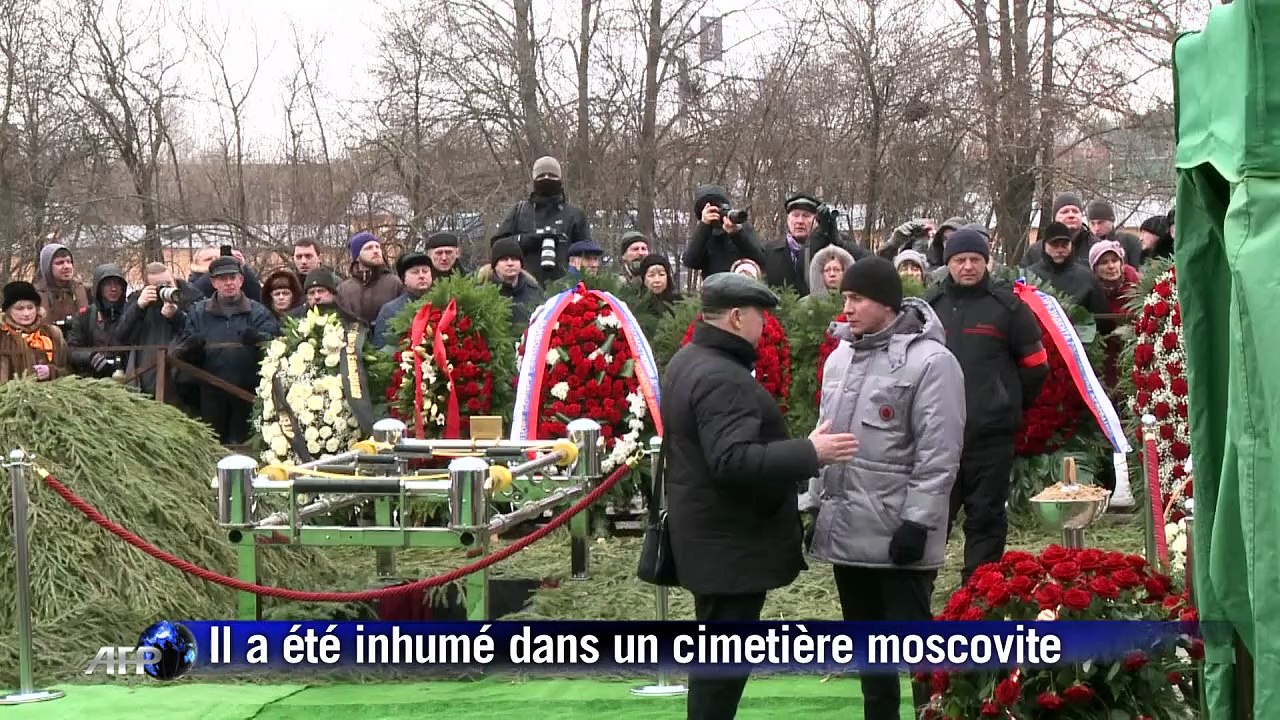 Moscou: enterrement de l'opposant Boris Nemtsov