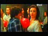 girl dance with her boy friend on baloon.
