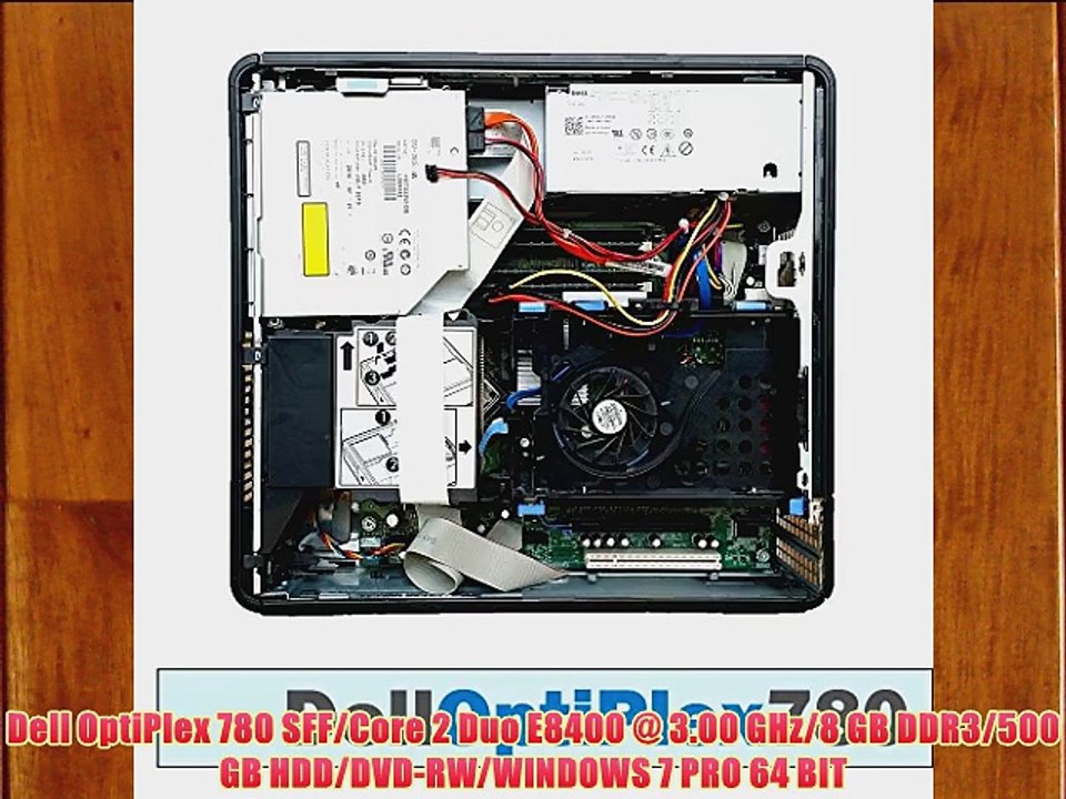 Dell OptiPlex 780 SFF/Core 2 Duo E8400 @ 3.00 GHz/8 GB DDR3/500 GB HDD/DVD-RW/WINDOWS 7 PRO