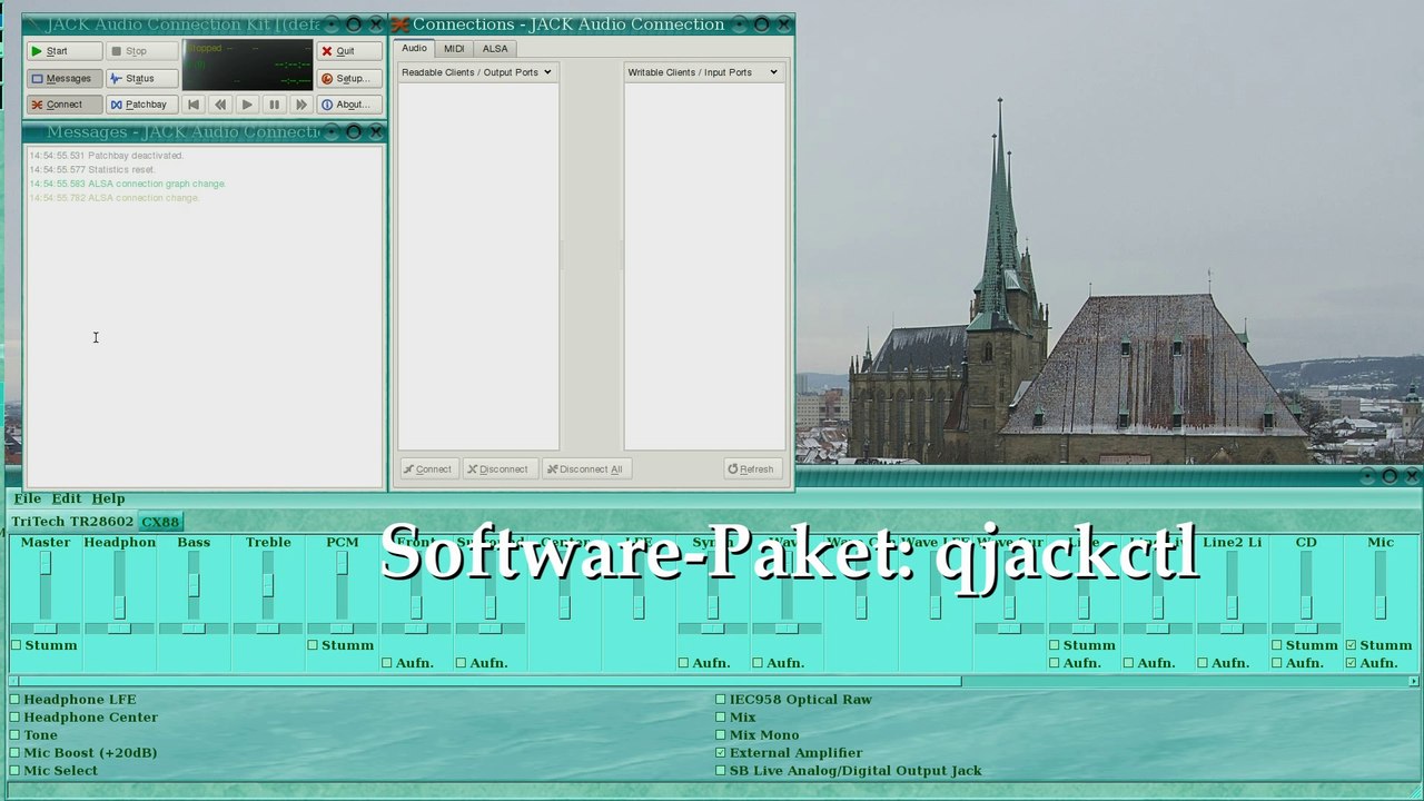 Tutorial: Musik machen mit Linux Teil 1 - Einführung in JACK