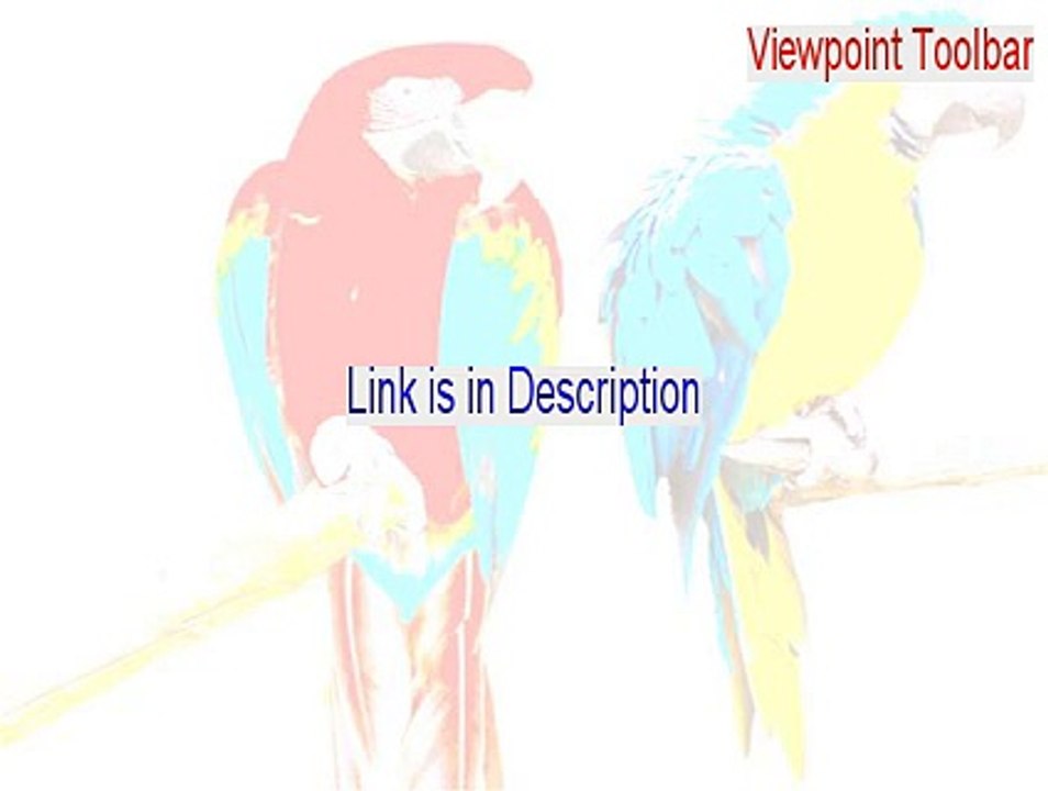 Viewpoint Toolbar Serial - Legit Download (2015)