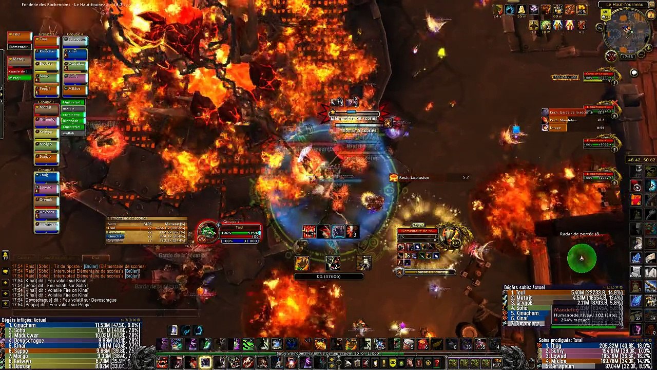 Haut-fourneau Hm VS Chapeaux de paille Hyjal Tank PoV