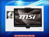 MSI AE2010-02SUS 20-Inch Touch Screen Desktop - Black