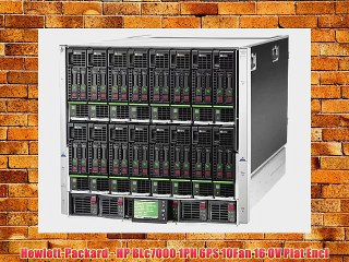 Hewlett-Packard - HP BLc7000 1PH 6PS 10Fan 16 OV Plat Encl