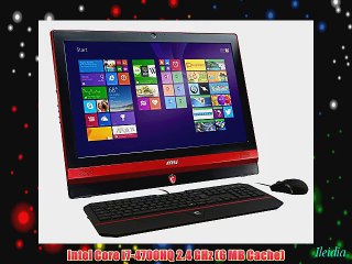 MSI G Series AG240 2PE-009US 23.6-Inch All-in-One Desktop (Black/Red Trim)