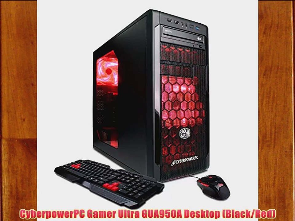 CyberpowerPC Gamer Ultra GUA950A Desktop (Black/Red)