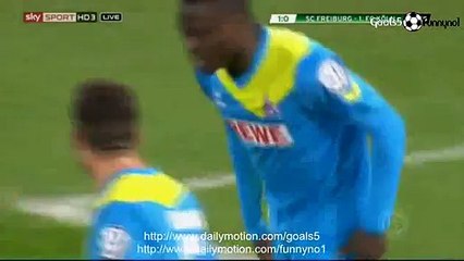Anthony Ujah Own Goal Freiburg 1 - 0 Koln DFB Pokal 3-3-2015