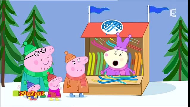 Peppa Pig - La montagne blanche (HD) // Dessins-animés complets pour enfants en Français