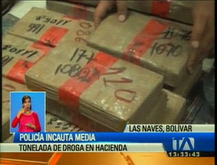 Policía incauta media tonelada de droga en Bolívar