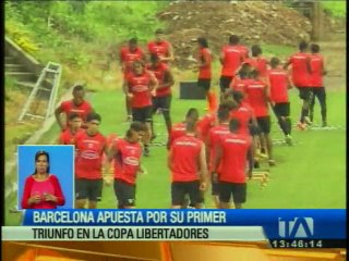 Esta sería la formación de Barcelona para medir a Libertad de Paraguay